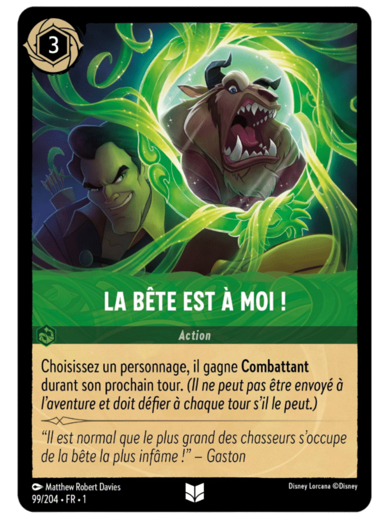 La bête est à moi !