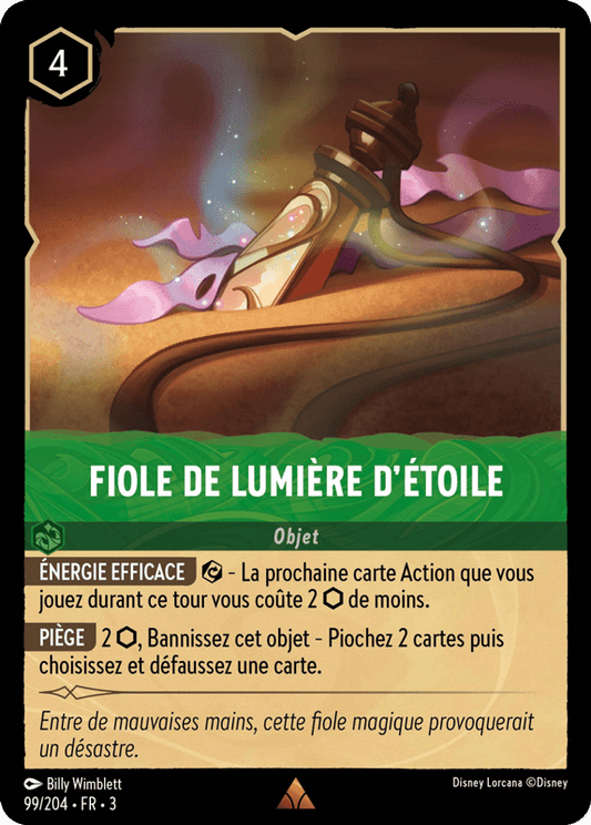 Fiole de lumière d’étoile