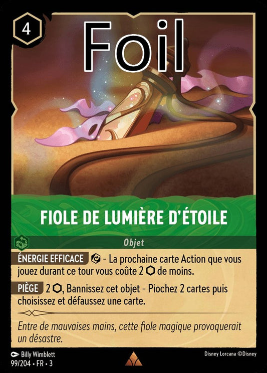 Fiole de lumière d’étoile foil