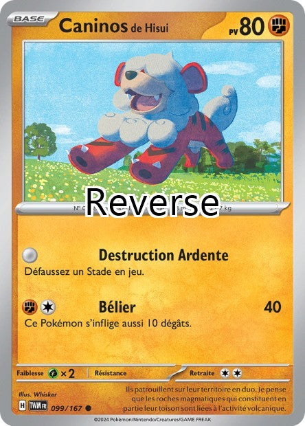 Caninos de Hisui reverse