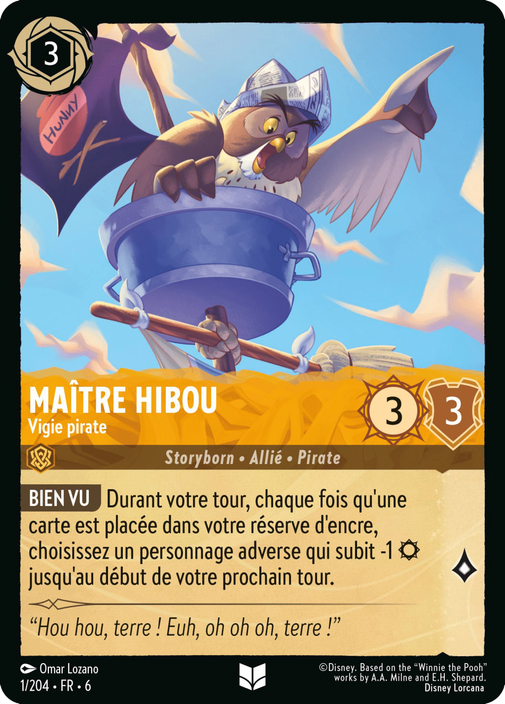 Maître Hibou Vigie pirate 1/204