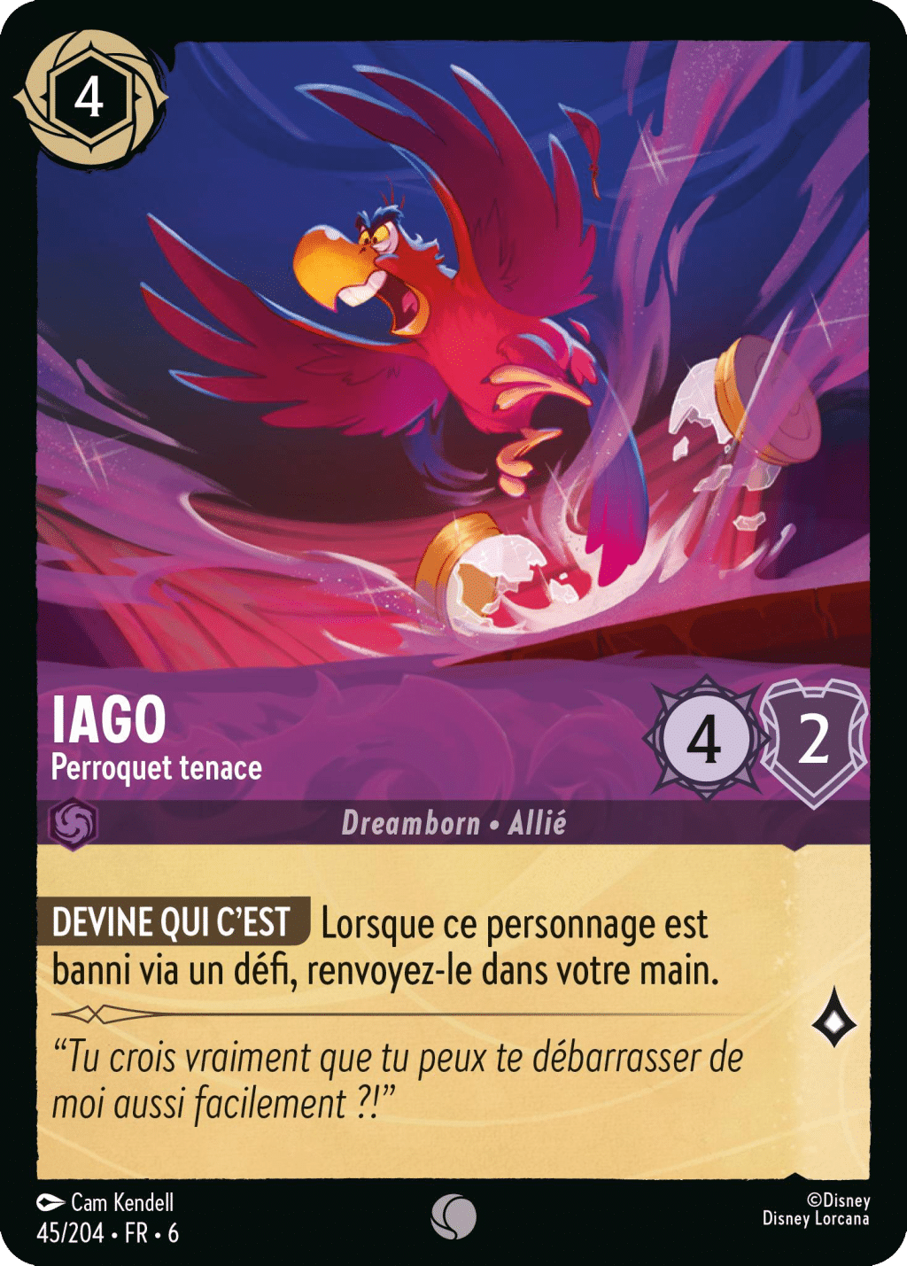 Iago Perroquet tenace 45/204