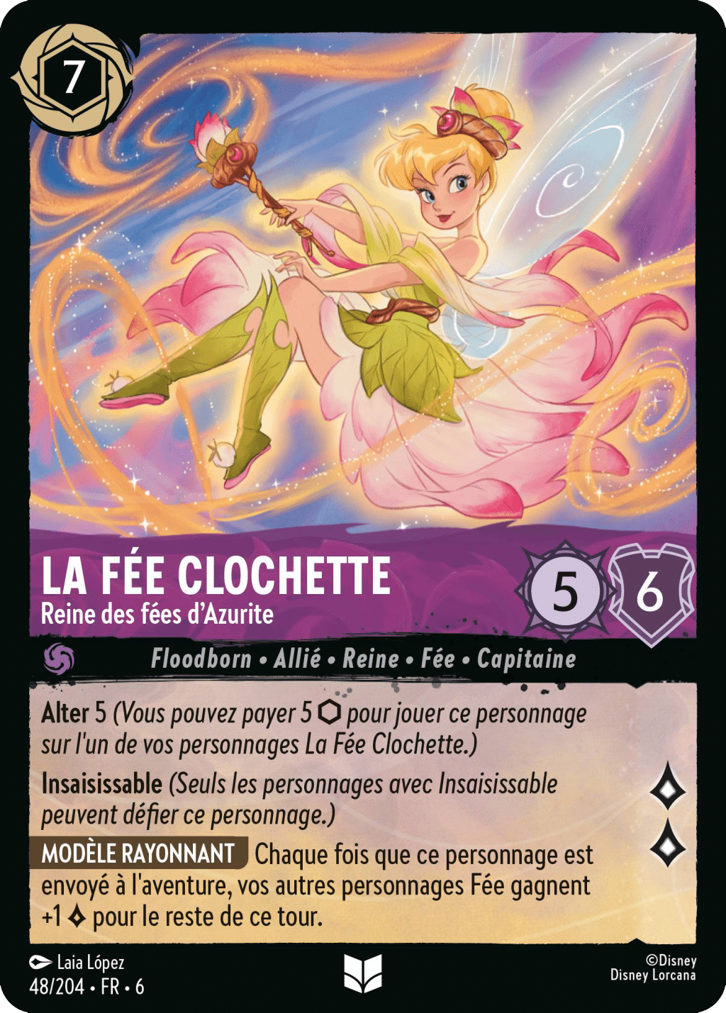 La Fée Clochette Reine des fées d’Azurite 48/204