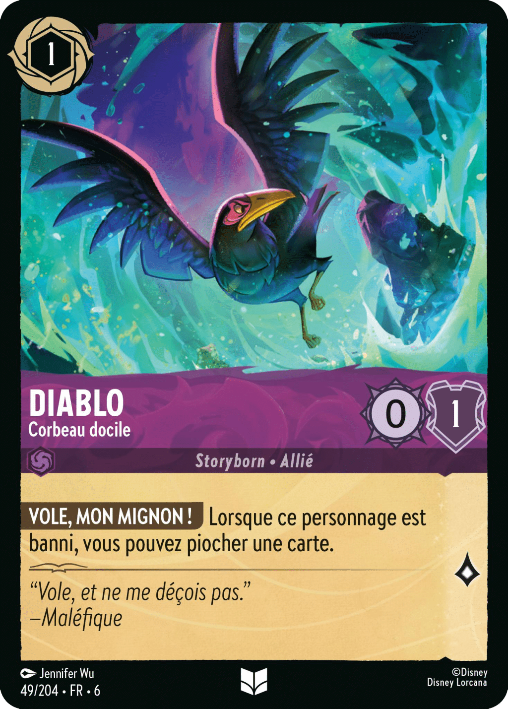 Diablo Corbeau docile 49/204