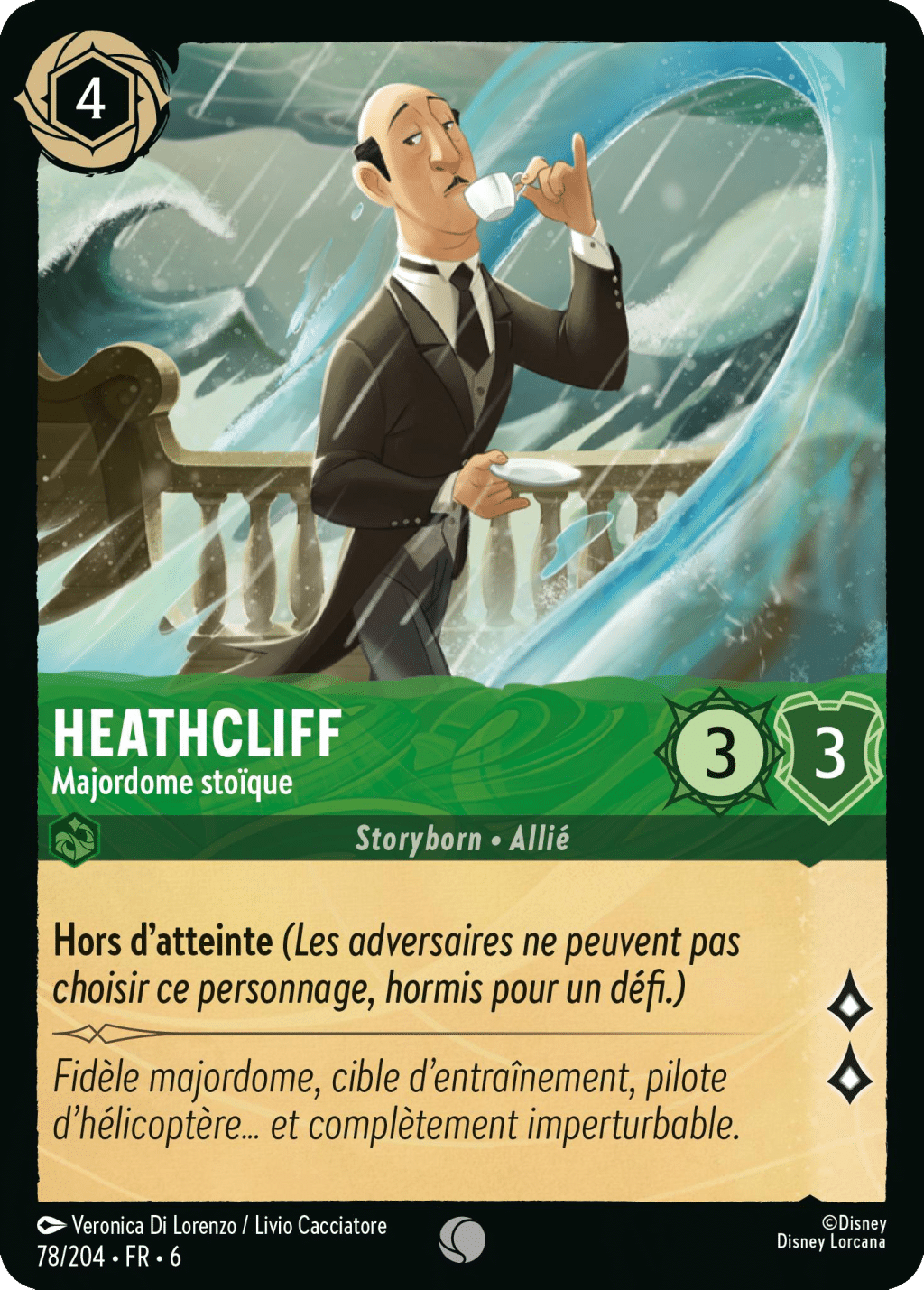 Heathcliff Majordome stoïque 78/204