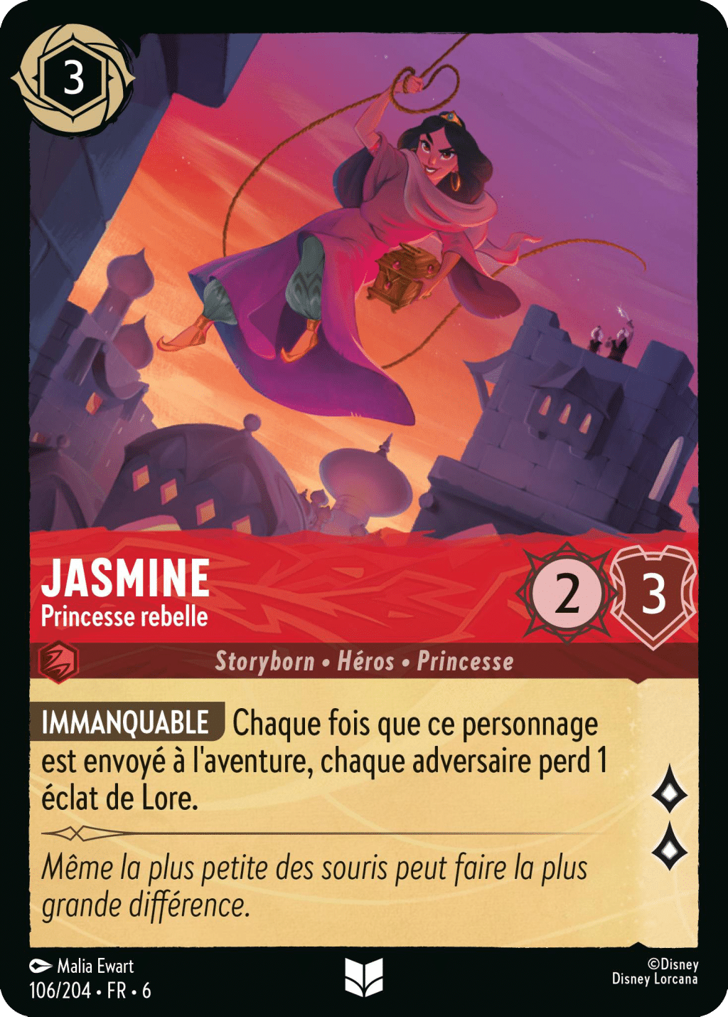 Jasmine Princesse rebelle 106/204