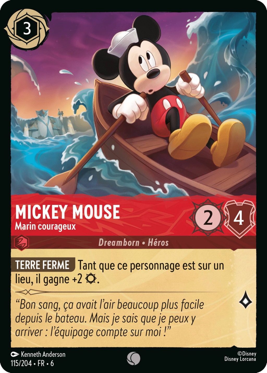 Mickey Mouse Marin courageux 115/204