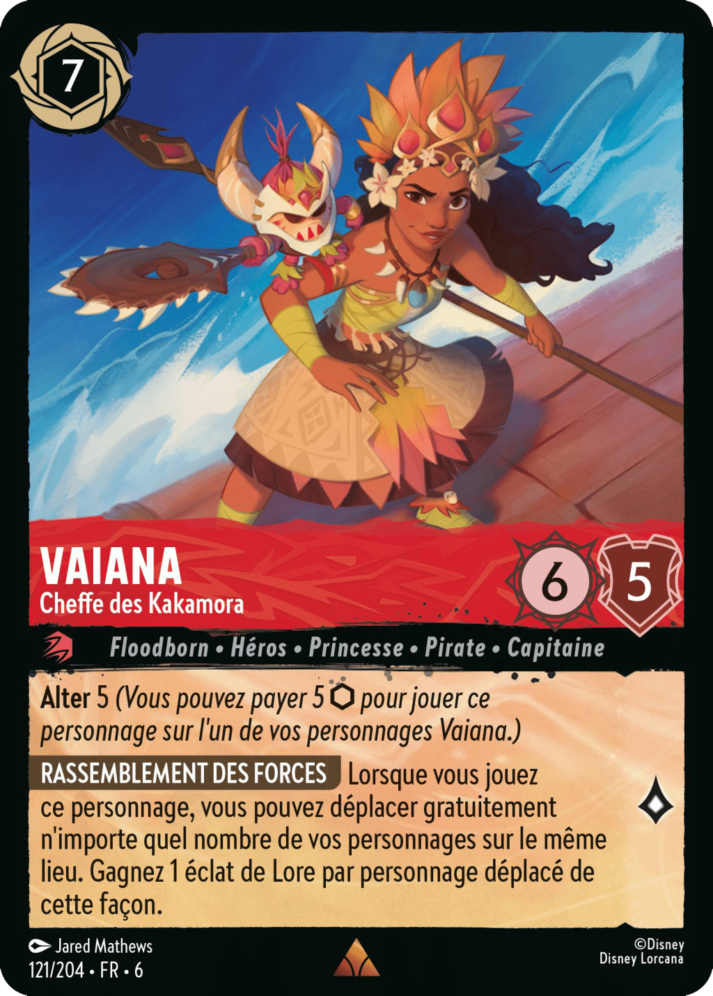 Vaiana Cheffe des Kakamora 121/204