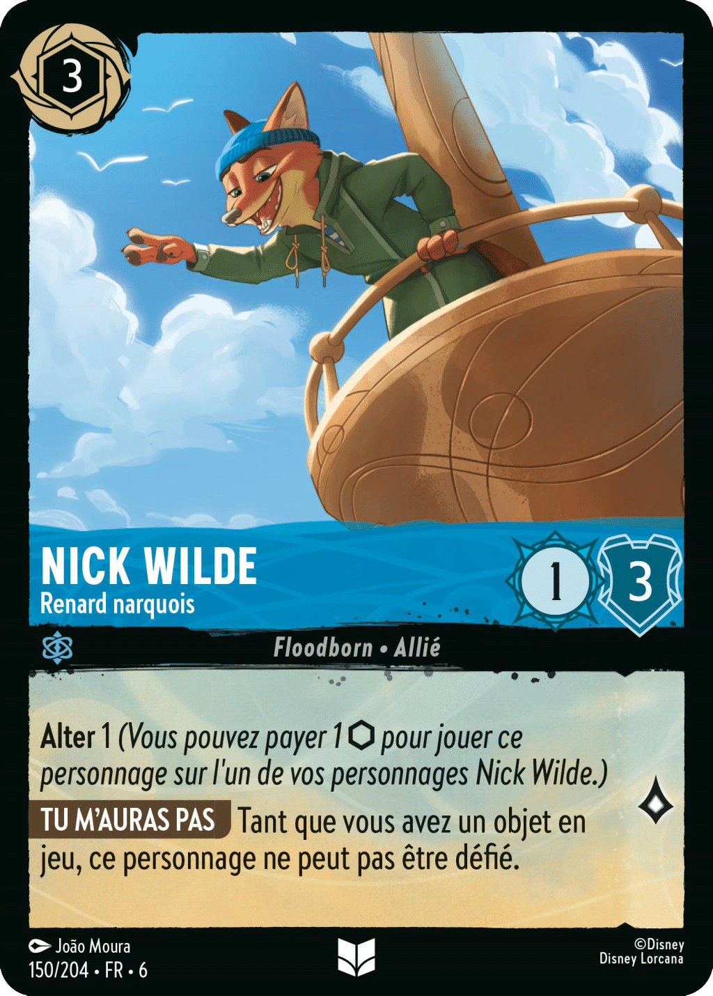 Nick Wilde Renard narquois 150/204