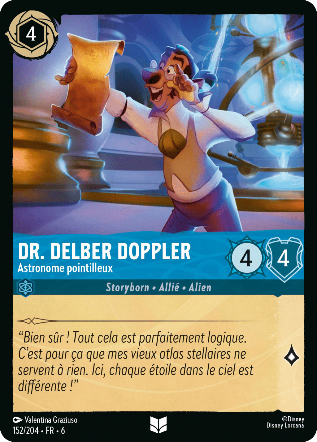 Dr. Delber Doppler Astronome pointilleux 152/204