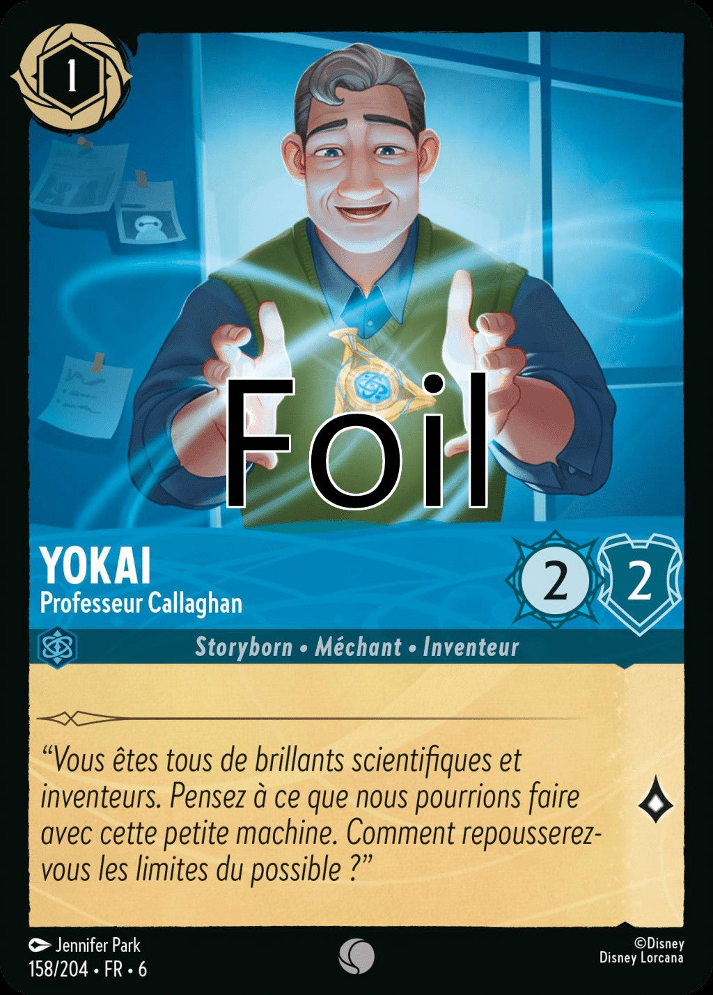 Yokai Professeur Callaghan 158/204 Foil