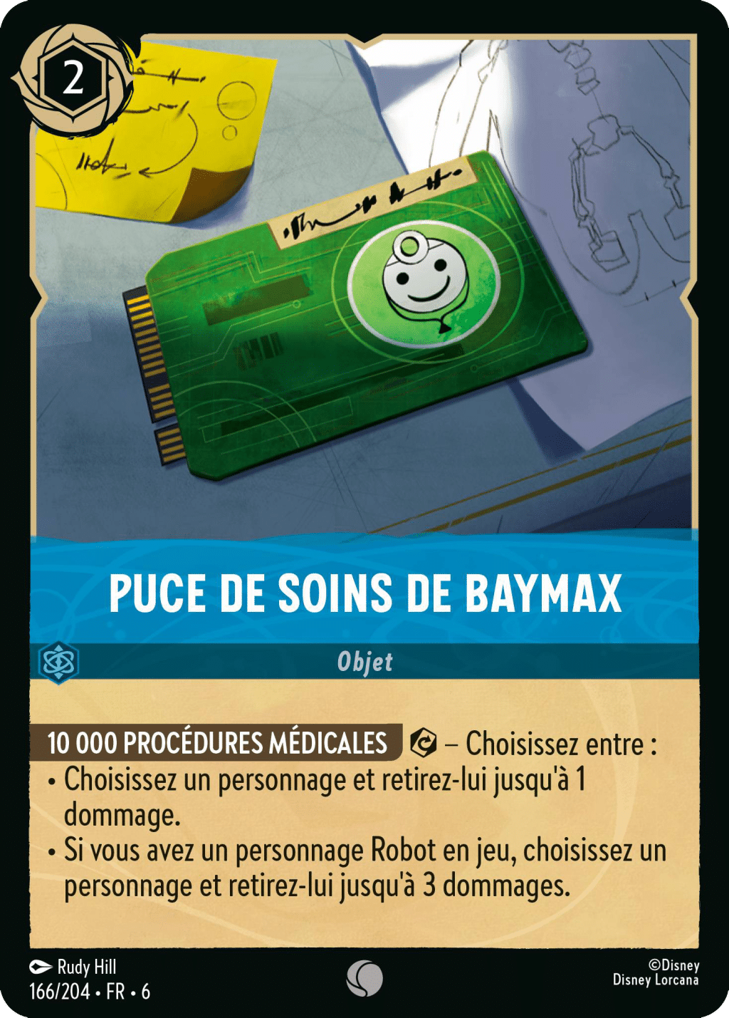 Puce de soins de Baymax 166/204