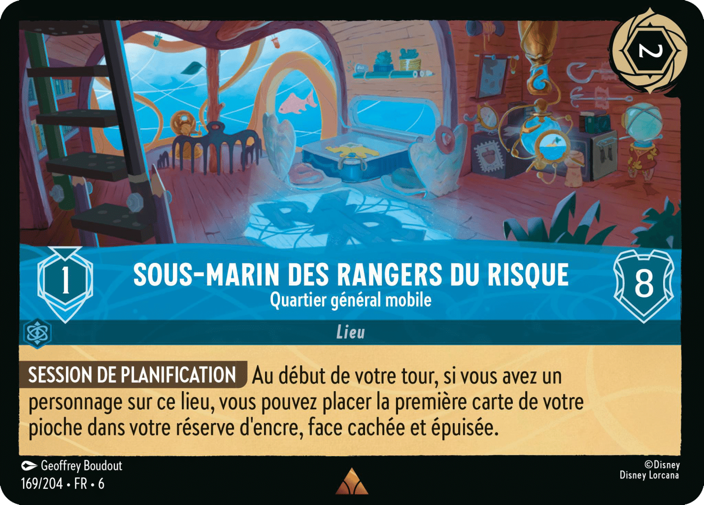 Sous-marin des rangers du risque Quartier général mobile 169/204