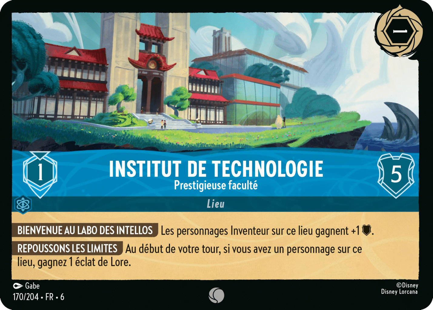 Institut de technologie Prestigieuse faculté 170/204