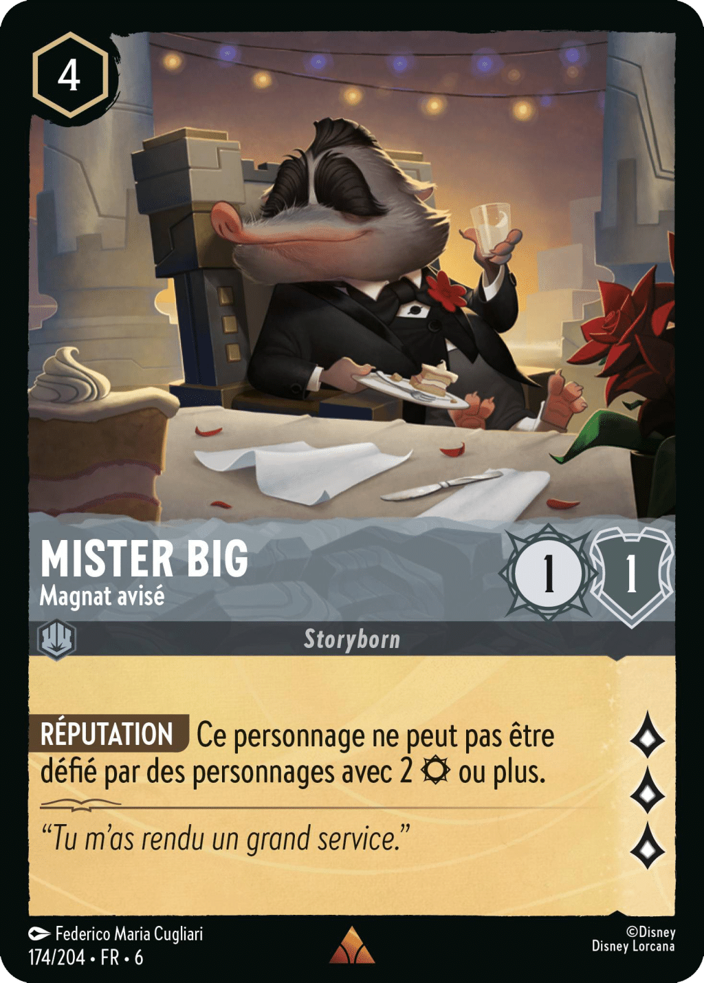 Mister Big Magnat avisé 174/204