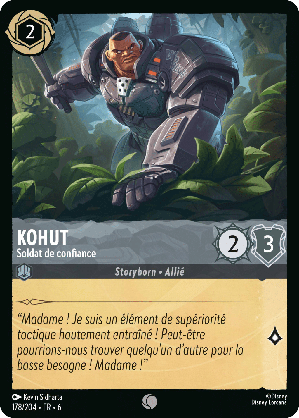 Kohut Soldat de confiance 178/204