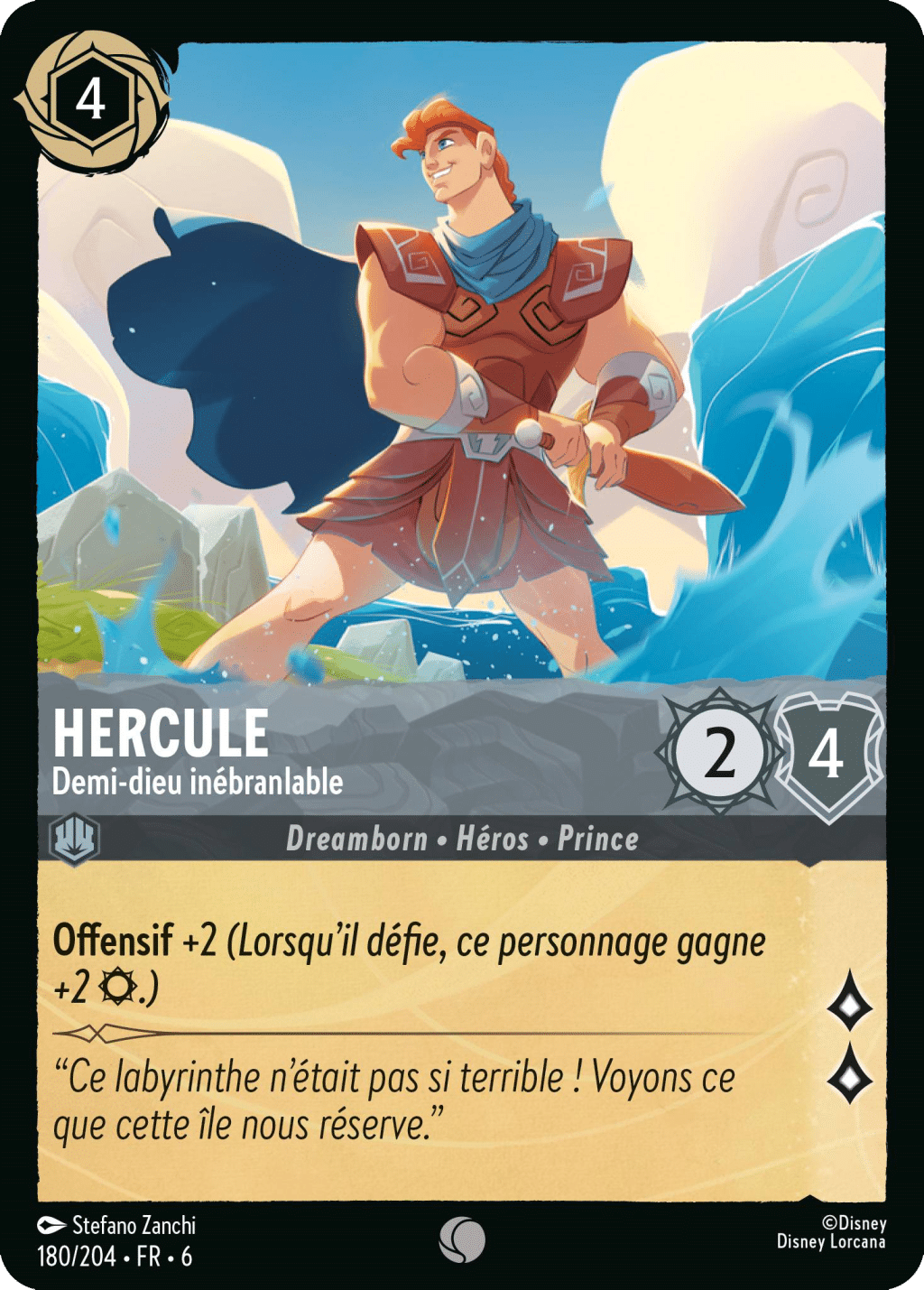 Hercule Demi-dieu inébranlable 180/204