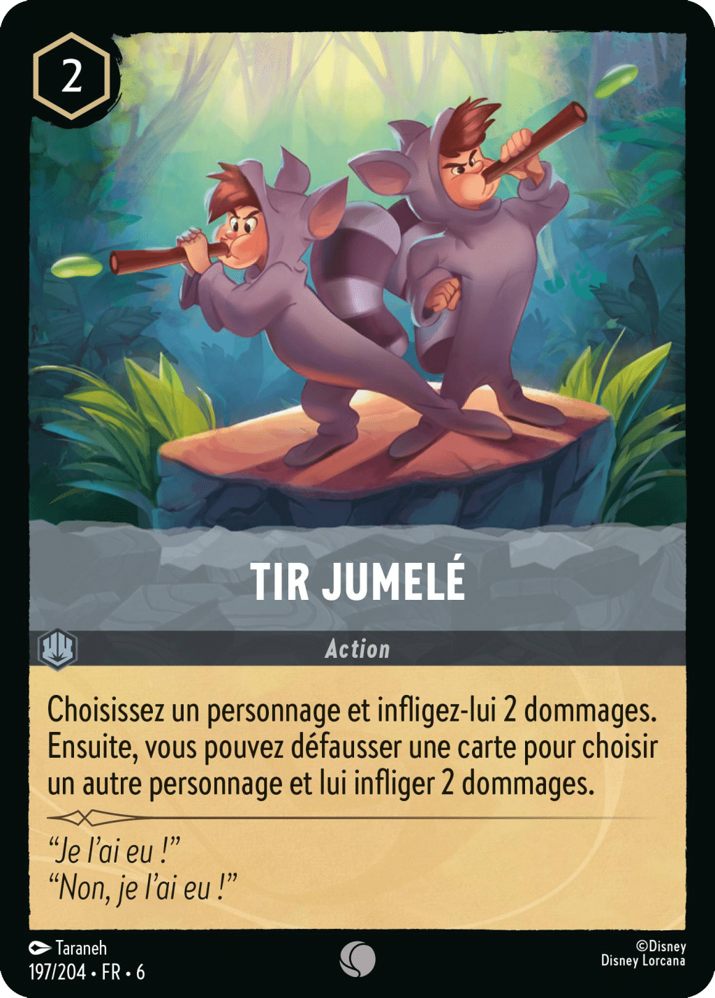 Tir jumelé 197/204