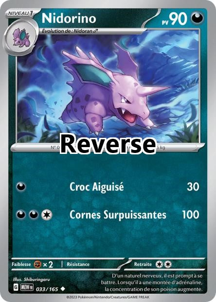 Nidorino reverse