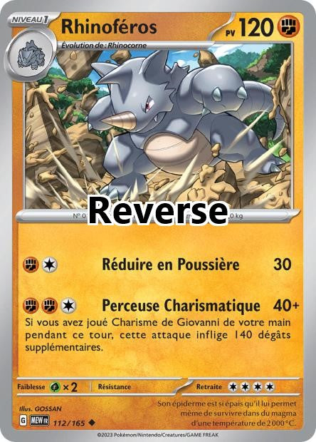 Rhinoféros reverse