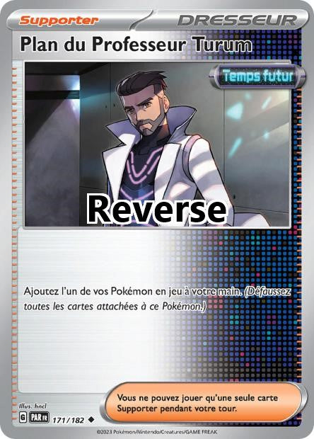 Plan du Professeur Turum reverse