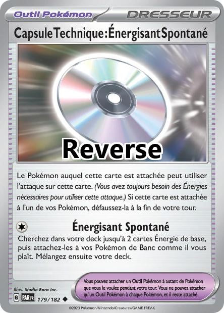 Capsule Technique : Énergisant Spontané reverse