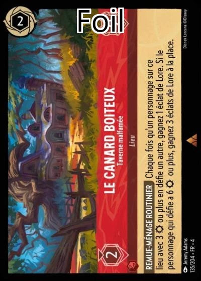 Le Canard Boiteux Foil