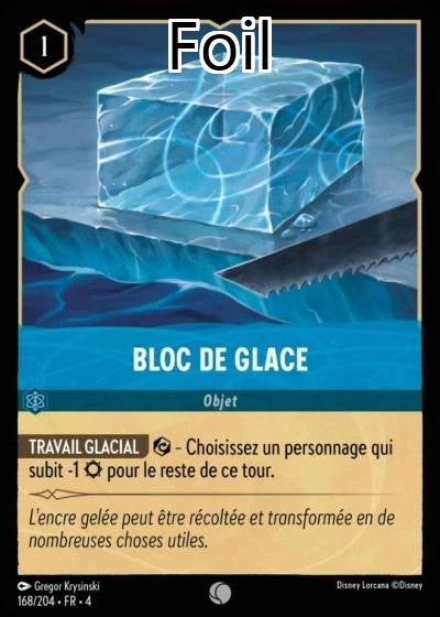 Bloc de glace Foil