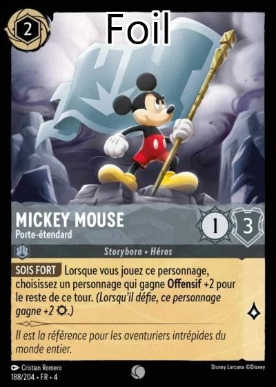 Mickey Mouse Foil