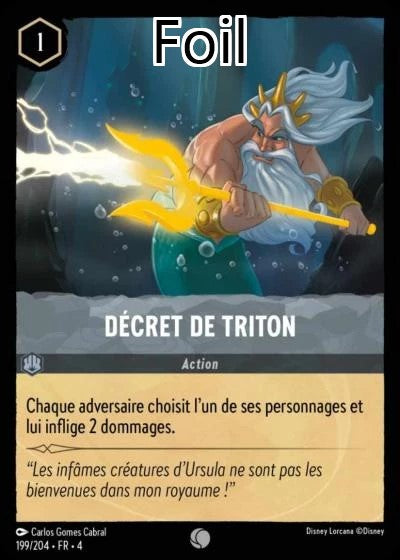 Décret de Triton Foil