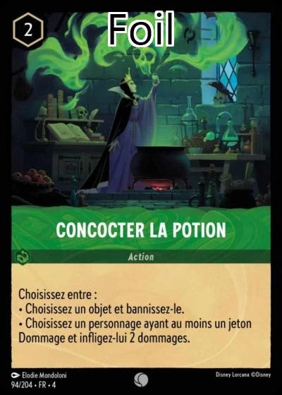 Concocter la potion Foil
