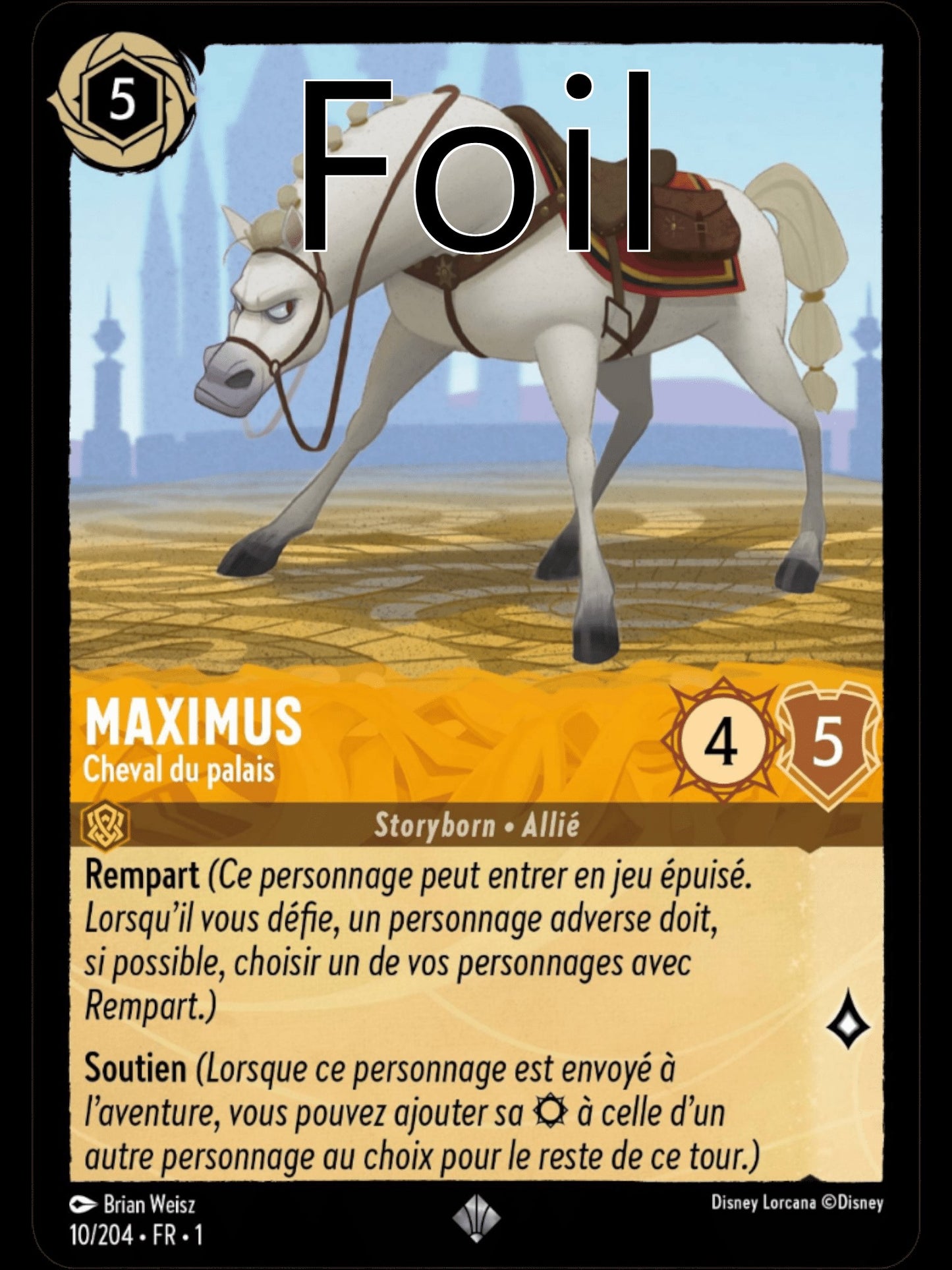 Maximus Foil 
Cheval du palais