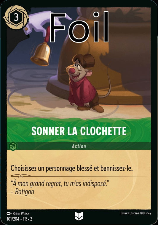 Sonner la clochette Foil