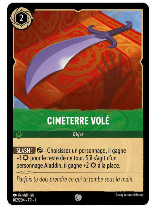 Cimeterre volé
