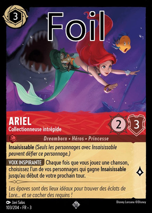 Ariel foil Collectionneuse intrépide