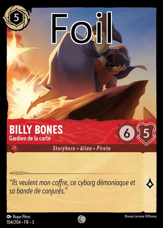 Billy Bones foil Gardien de la carte