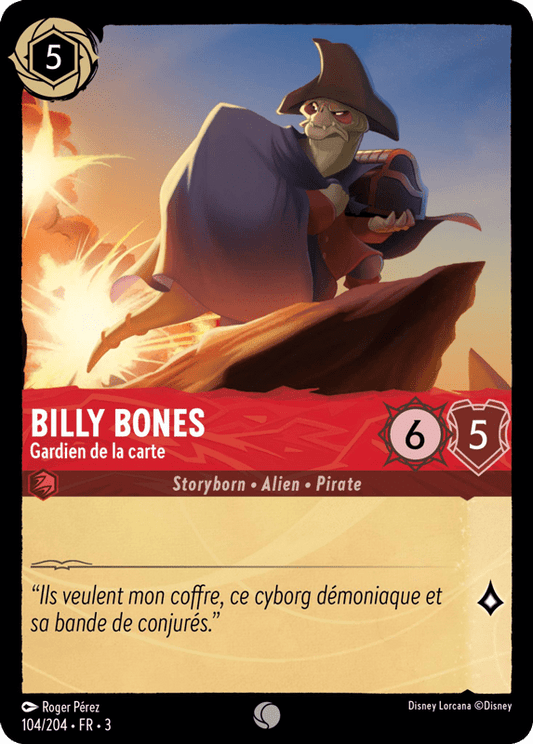 Billy Bones Gardien de la carte