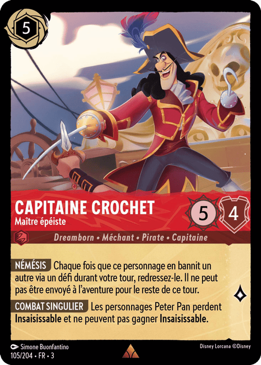 Capitaine Crochet Maître épéiste