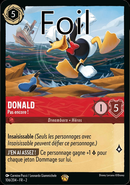 Donald Foil 
Pas encore !