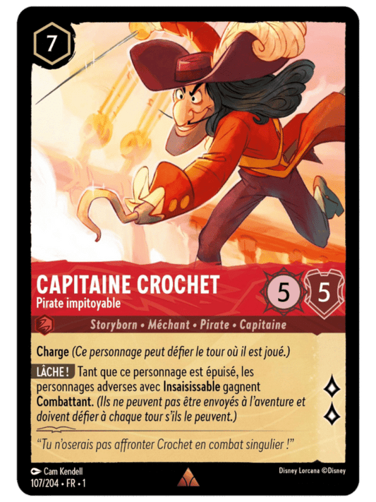 Capitaine Crochet Pirate impitoyable