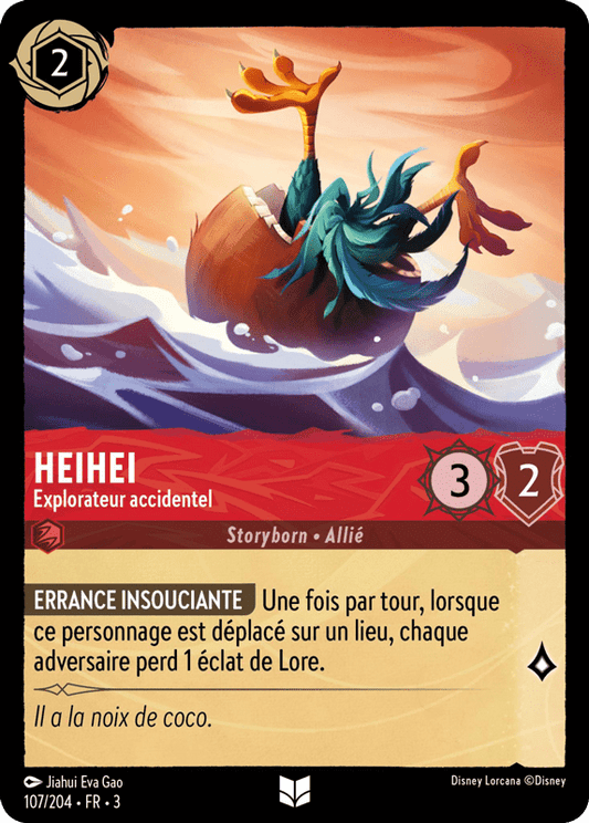 HeiHei Exploreur accidentel