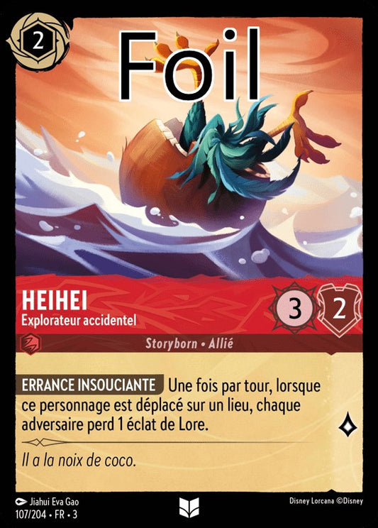 HeiHei foil Exploreur accidentel