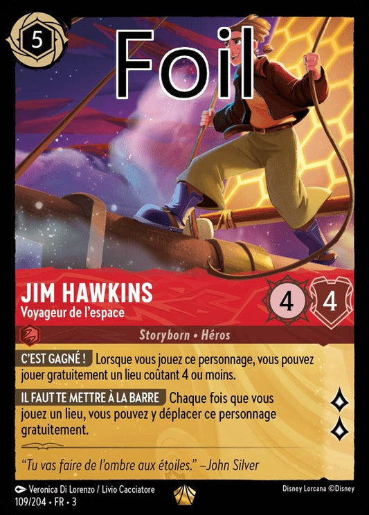 Jim Hawkins foil Voyageur de l’espace