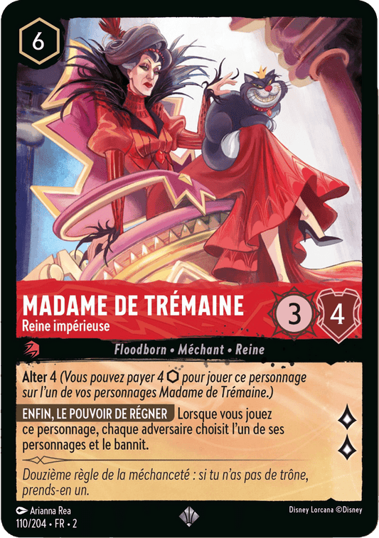 Madame de Trémaine Reine impérieuse