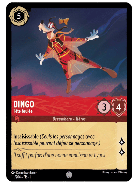 Dingo Tête brulée