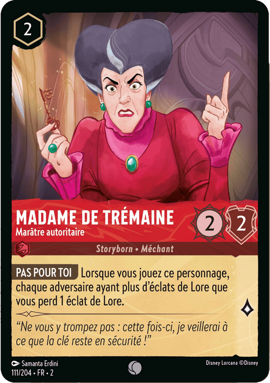 Madame de Trémaine Marâtre autoritaire