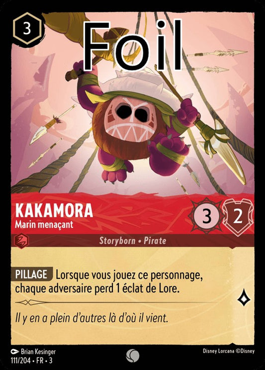 Kakamora foil Marin menaçant