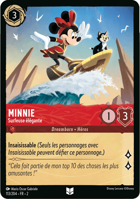 Minnie Surfeuse élégante