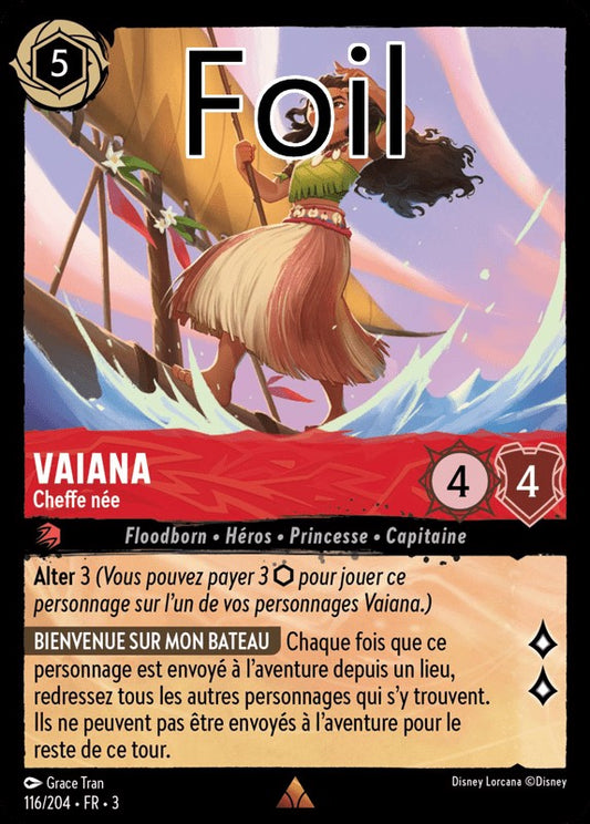 Vaiana foil Cheffe née