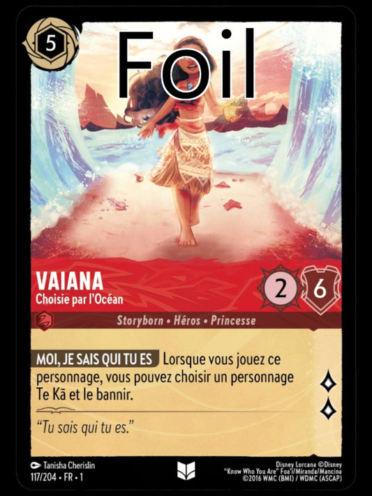 Vaiana Foil 
Choisie par l’océan